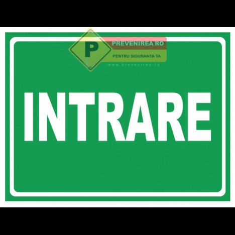 Indicator verde intrare